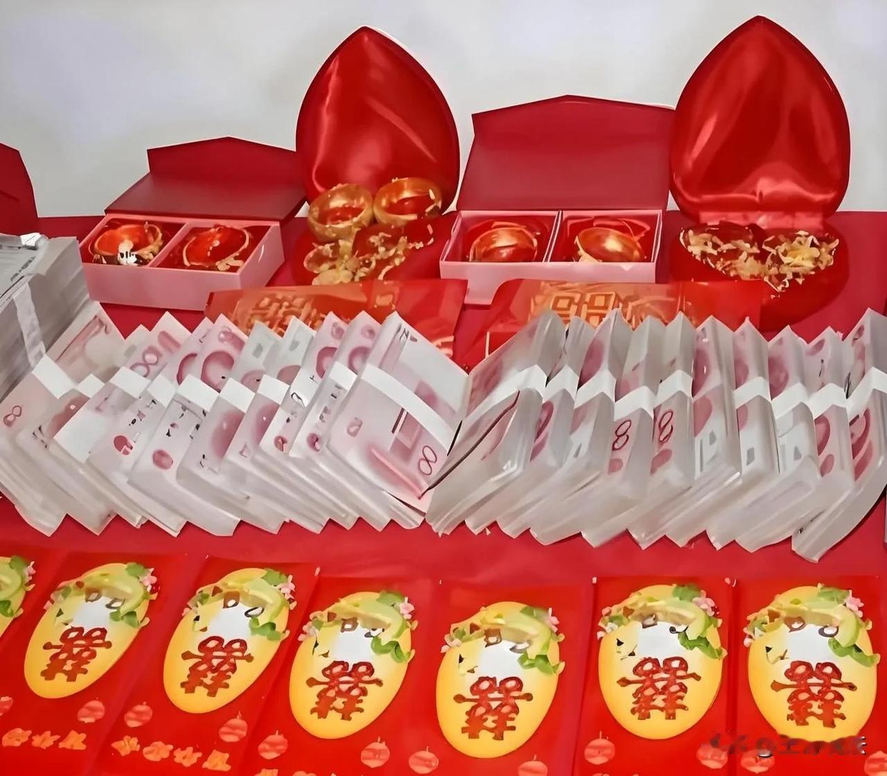 安徽，一男子办了婚礼，但没领证，给女方家48.8万彩礼，10万金首饰，5万烟酒，