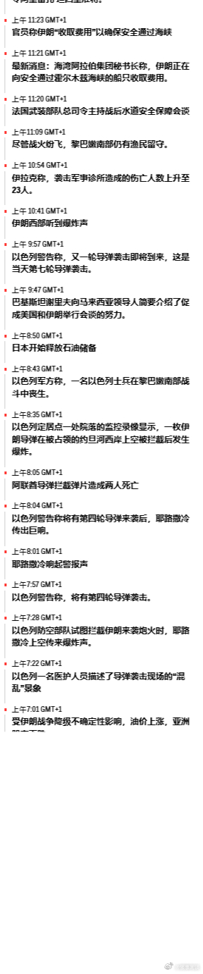 美以入侵伊朗 更新 