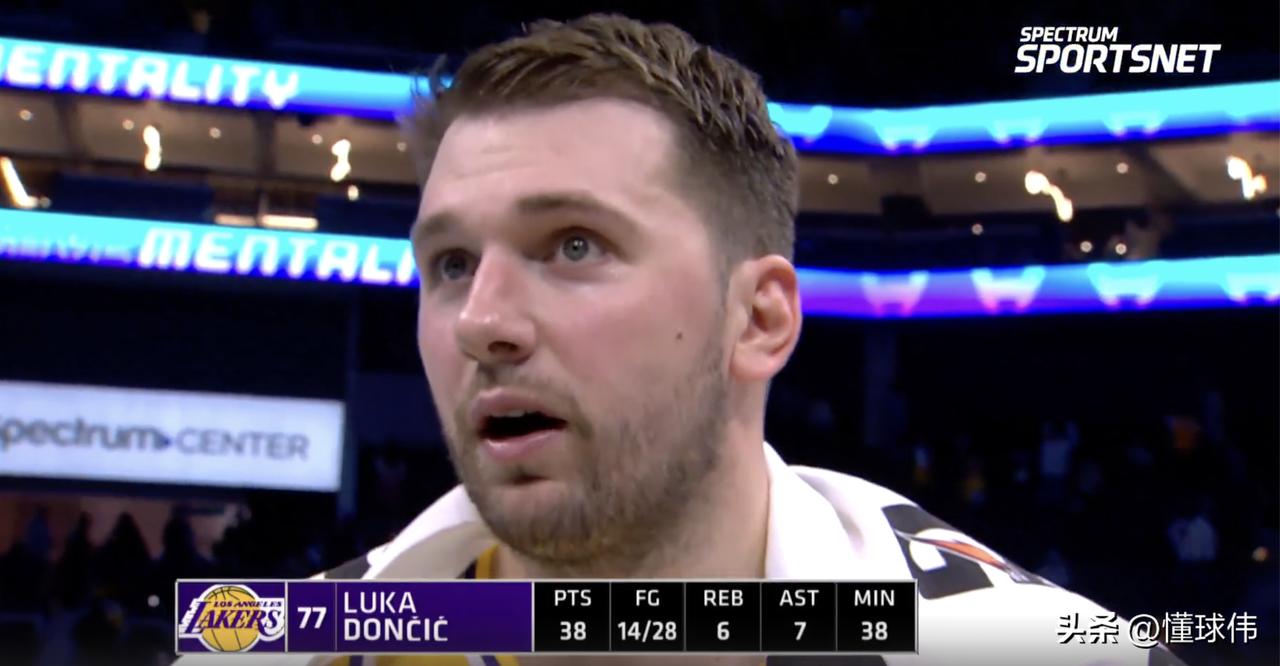 防守很重要！东契奇谈湖人赢球：

“我们在第二节的防守做得不好，所以中场休息时，