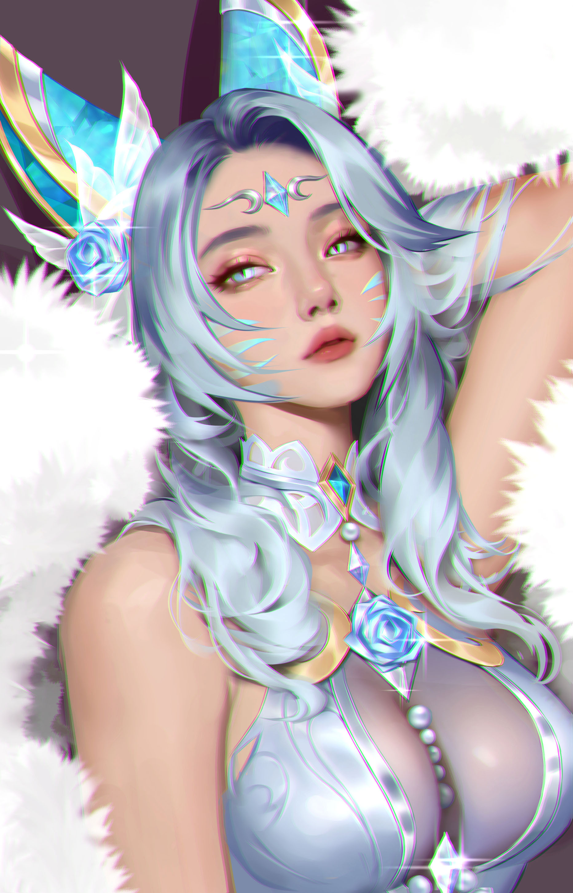 水晶玫瑰 阿狸（cr:karmaterasuu）英雄联盟 ​​​