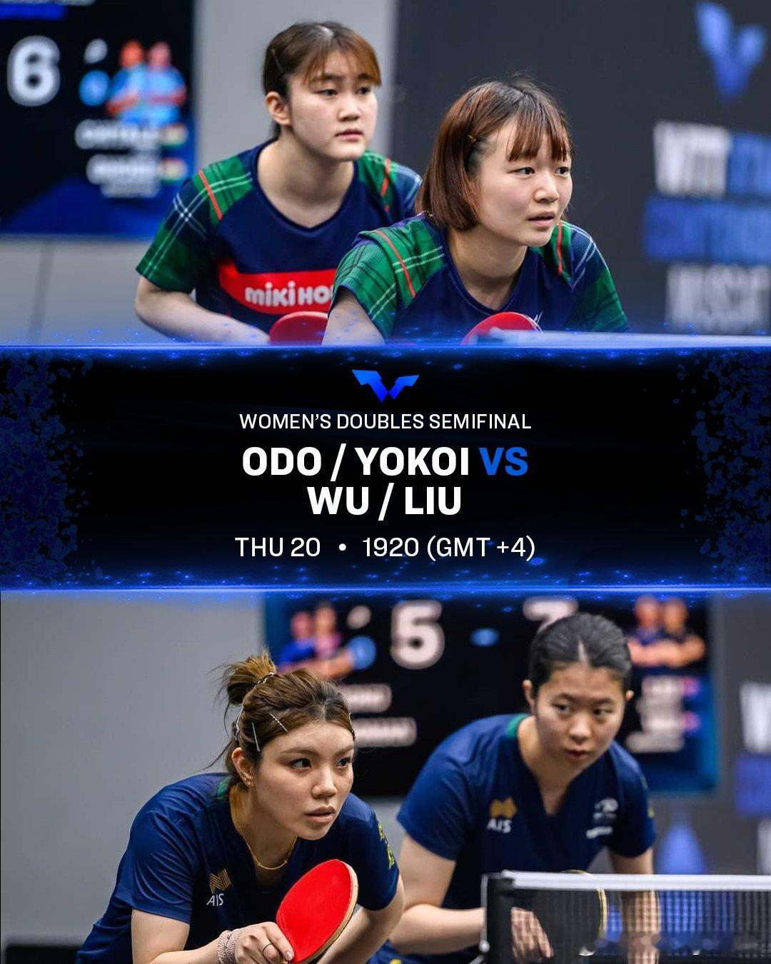 今晚女双、男双 半决赛对决⚔️ 