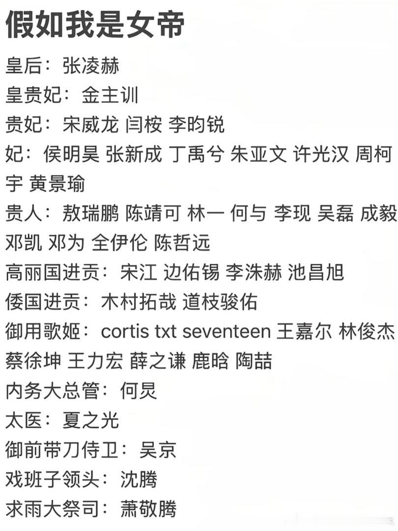 看到的震撼首发🫢无论如何应该撼动不了求雨大祭司的位置😂假如我是女帝皇后:张凌