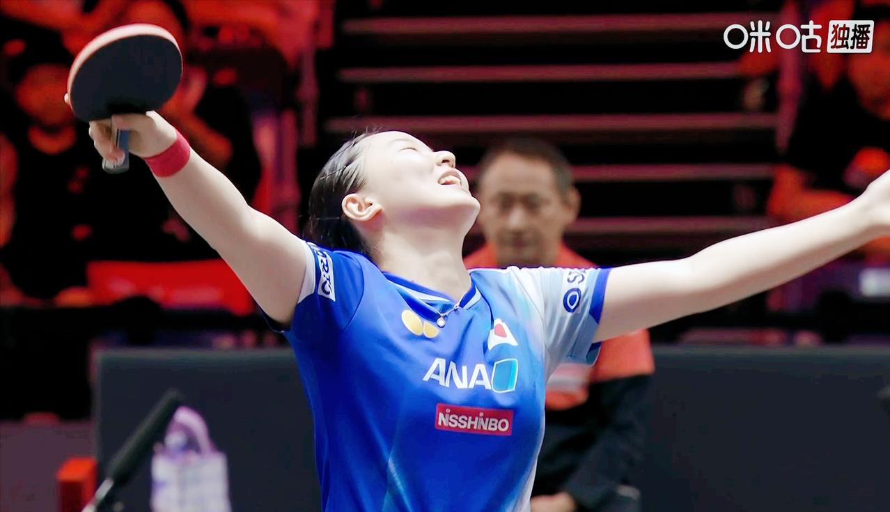 我去！鳗鱼挑战鹰眼成功，实现大逆转！

张本美和有备而来，
开局5:2领先鳗鱼。