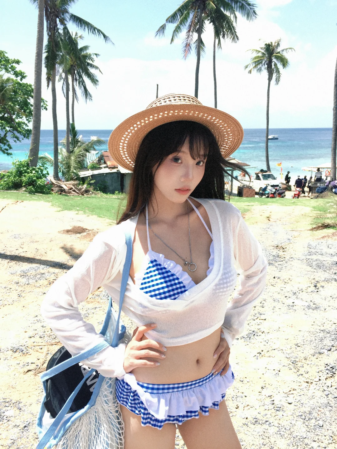 🥥不知道…在海边 我的身材很曼妙