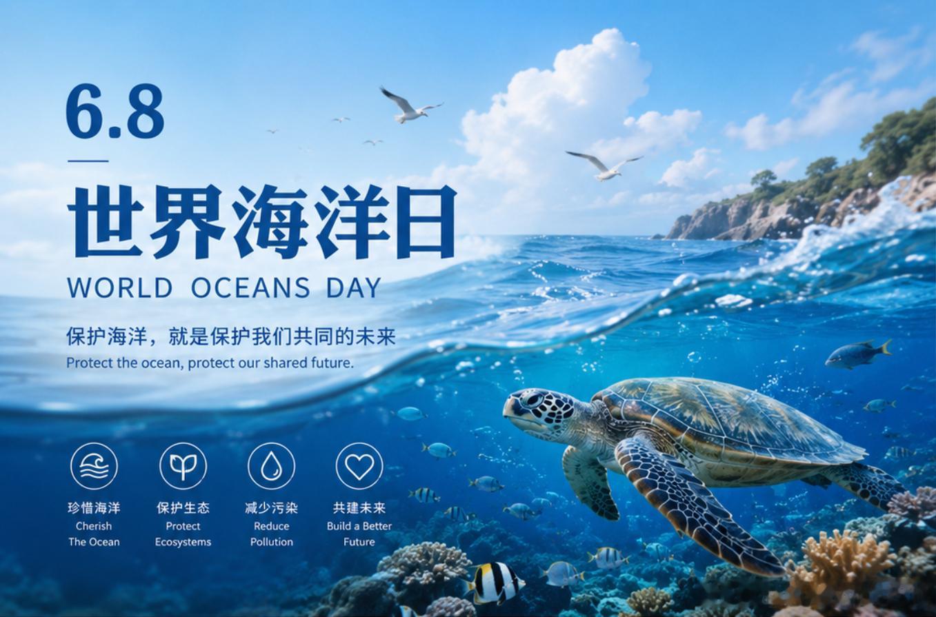 🌊今天，重新想象人与海洋的关系。世界海洋日 世界海洋日｜重新想象人与海洋的关系