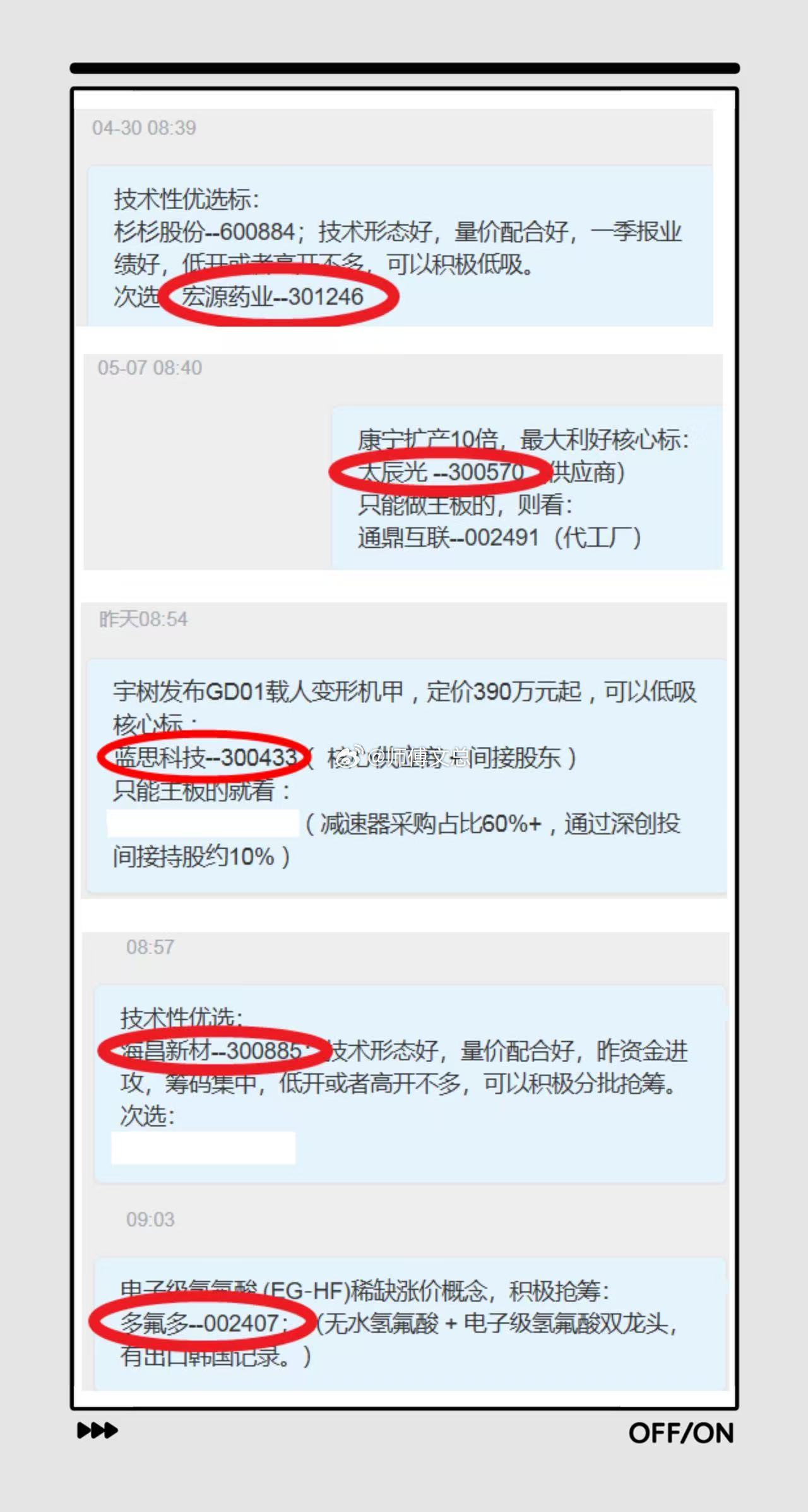 【今日复盘】买入：多氟多（强势上板）买入：海昌新材（最高拉涨7个点）持有：蓝思科