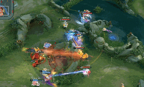 JDG强进野区，清融武则天一路被追先倒，奶龙丝血锁住