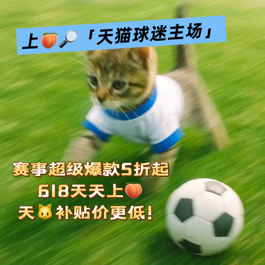 赛事官方赞助品牌天猫集结买赛事同款认准天猫旗舰店天猫618补贴价更低 陆家嘴的球