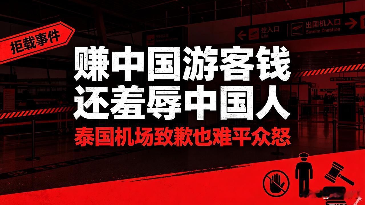 泰国机场致歉  忍无可忍！赚尽中国人百亿旅游钱，反手做歧视羞辱手势，道歉根本不配