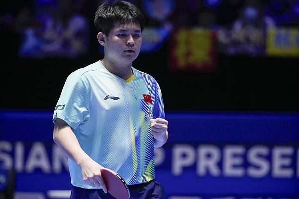 林诗栋回应身体状况：很久没比赛需要找感觉
4月9日，WTT常规挑战赛太原站男双1