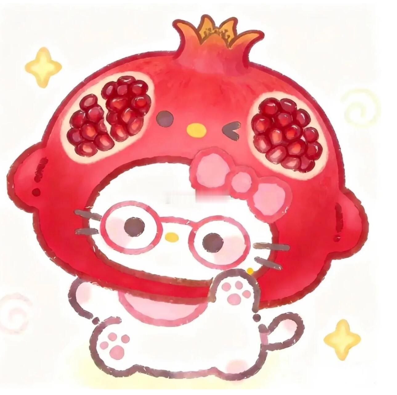 𝑾𝒆𝑪𝒉𝒂𝒕｜hellokitty水果头像分享 