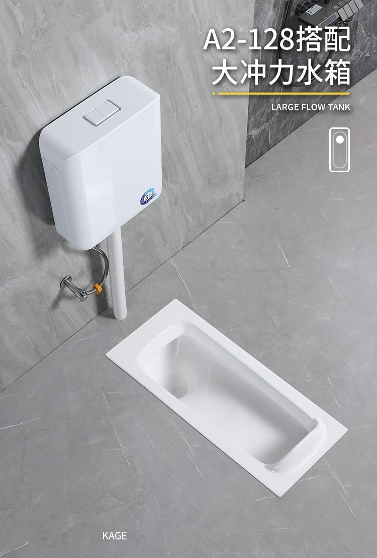 大冲力大大蹲便器。多种角度排水，万能坑距孔距蹲便器。