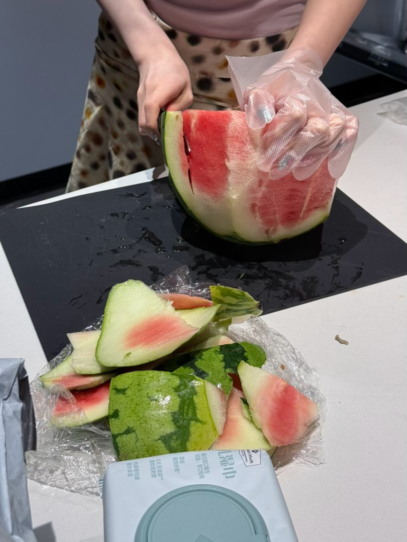 全世界最会切西瓜的人来了 