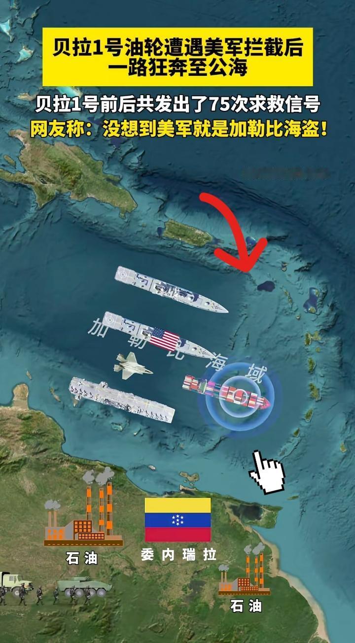 俄罗斯是真急了！
为保住被美方追了两周的“贝拉1”号油轮，船员直接在船身涂上俄罗