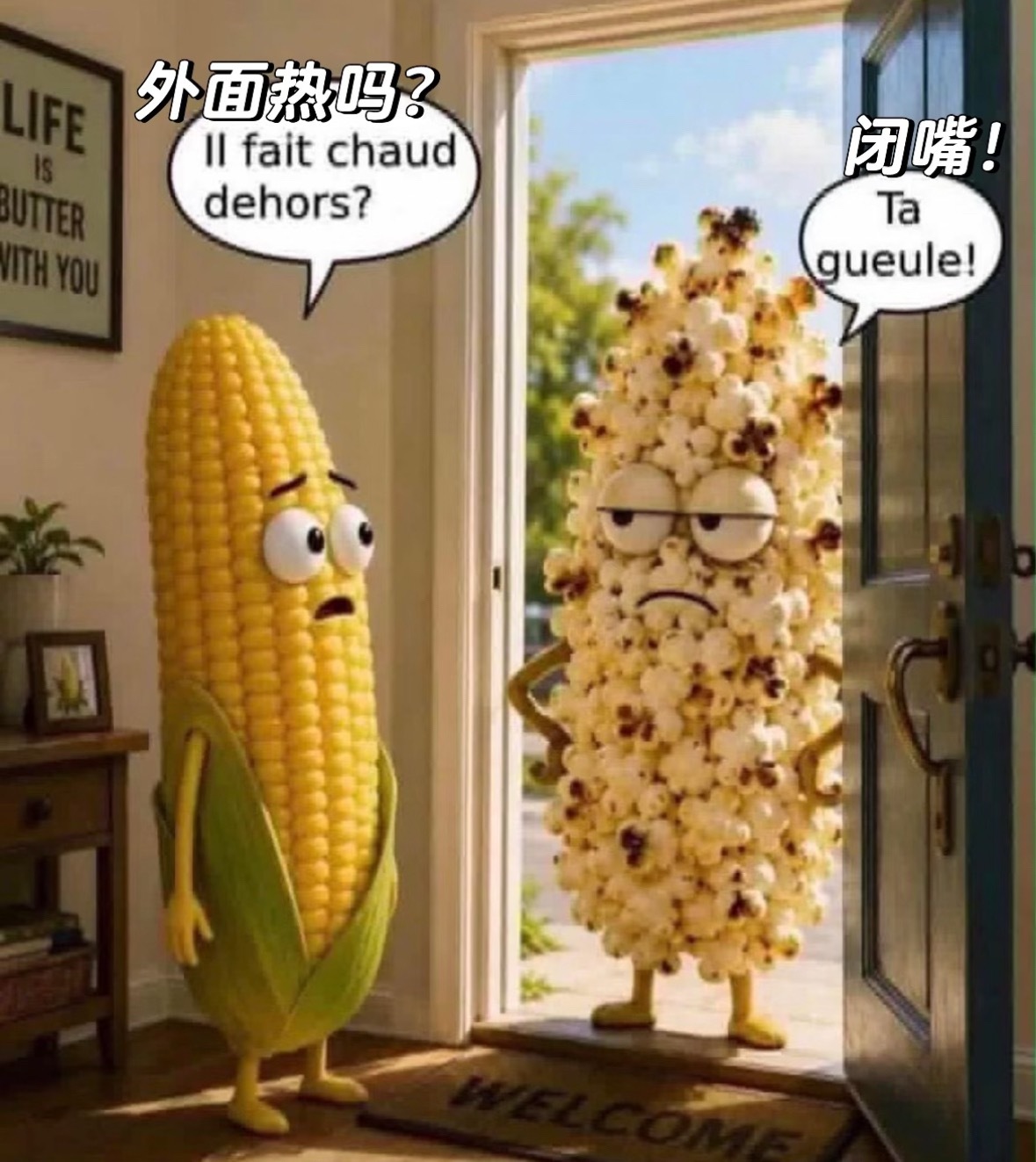 出去迈趟菜，差点没给我热嘎过去
