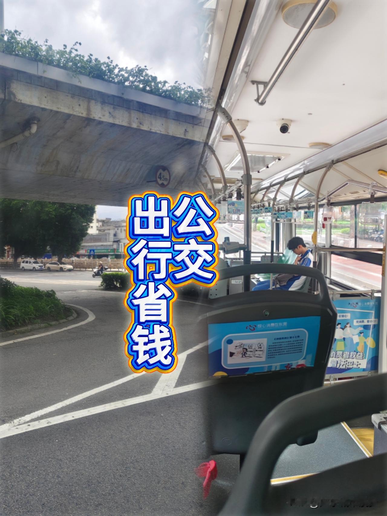 今天特意换了公交上下班，坐在车里慢悠悠往前晃，看着窗外的街景，反倒觉得格外松弛。