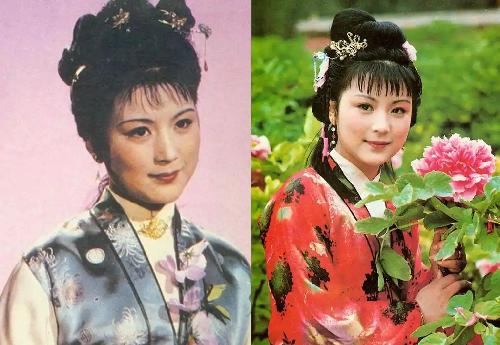 87版红楼梦演员试妆照和最终定妆照对比，变化极大，有些角色竟认不出来！ 