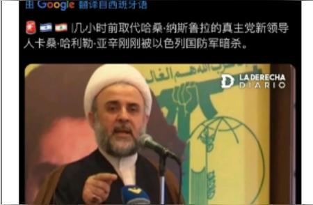 
真主党新任领导人亚辛在赴任途中被以军击毙，如何评价？

这..
真主党有成系统