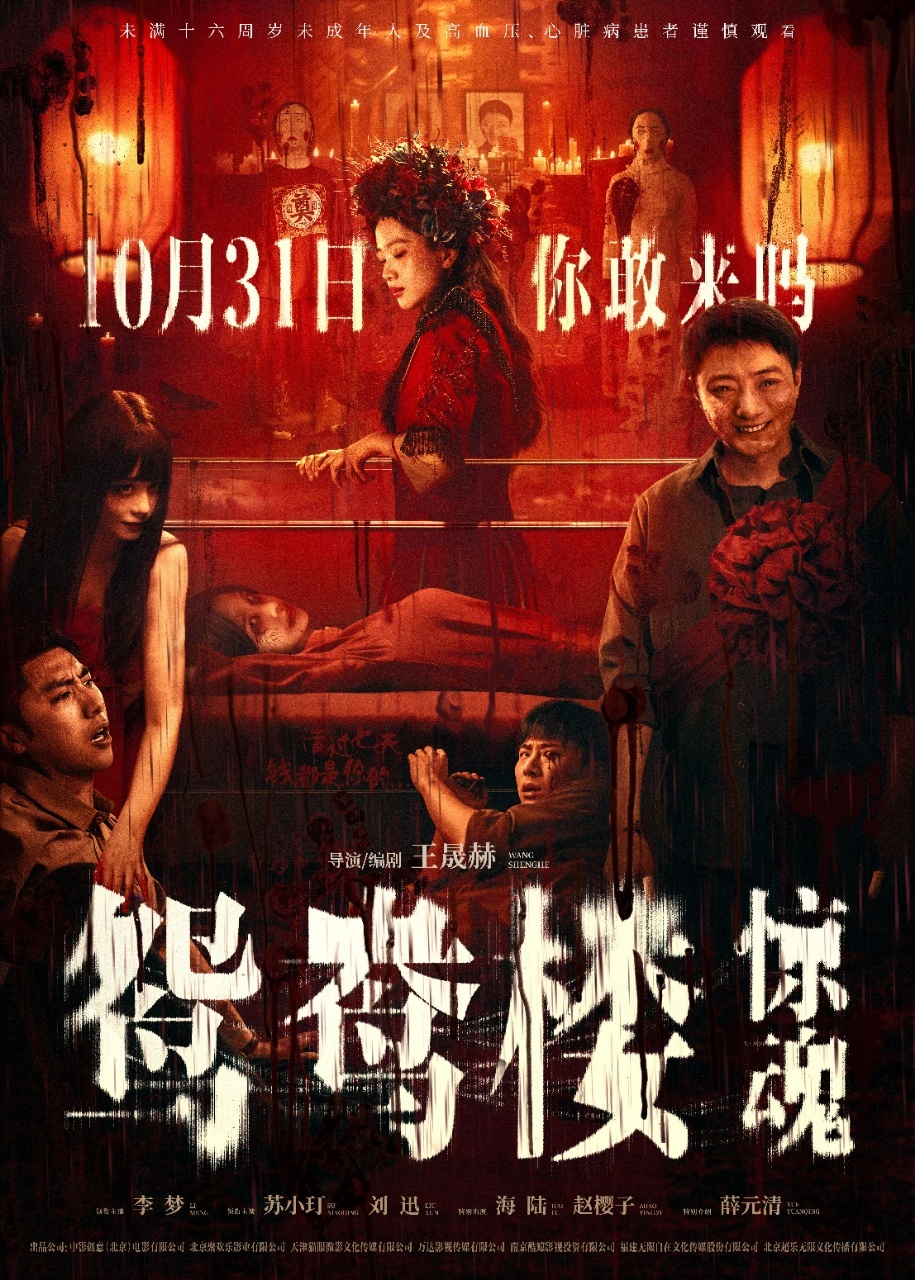 李梦又上楼了 李梦真的太适合中式恐怖了！下了鸳鸯楼又上蝴蝶楼，自带的冷冽神秘感和