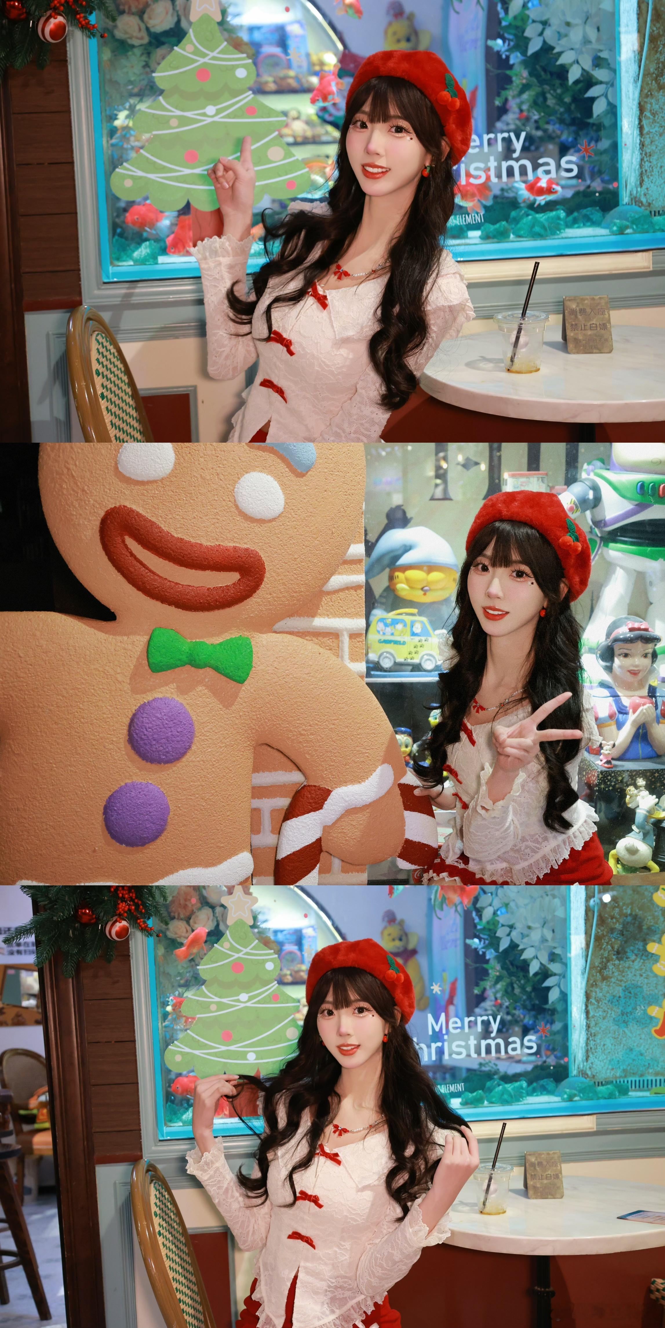 丝姐美照虽迟但到～最近天气变冷，绅士们要注意保暖噢 