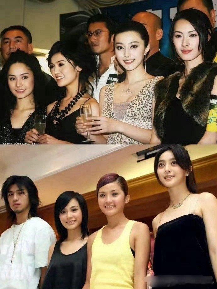 以前的明星合照真就是神仙打架，每个人都有自己独特的美呢 