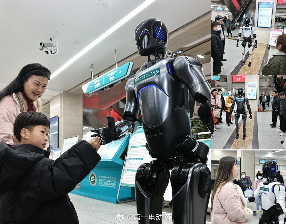 人形机器人，真的开始在医院“打工”了。这不是展厅 Demo，而是真实门诊场景落地