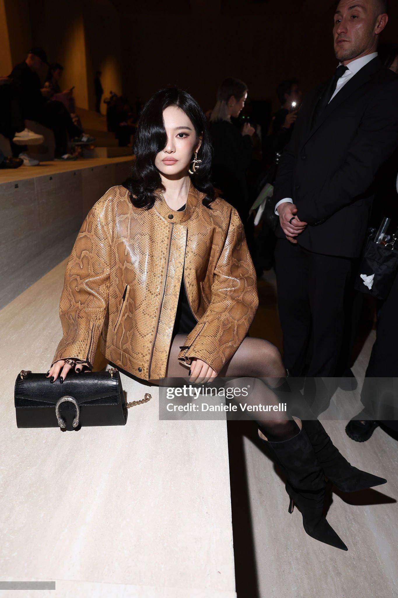 宁艺卓｜Gucci大秀 Getty Images 生图镜头里的 Gucci 女郎
