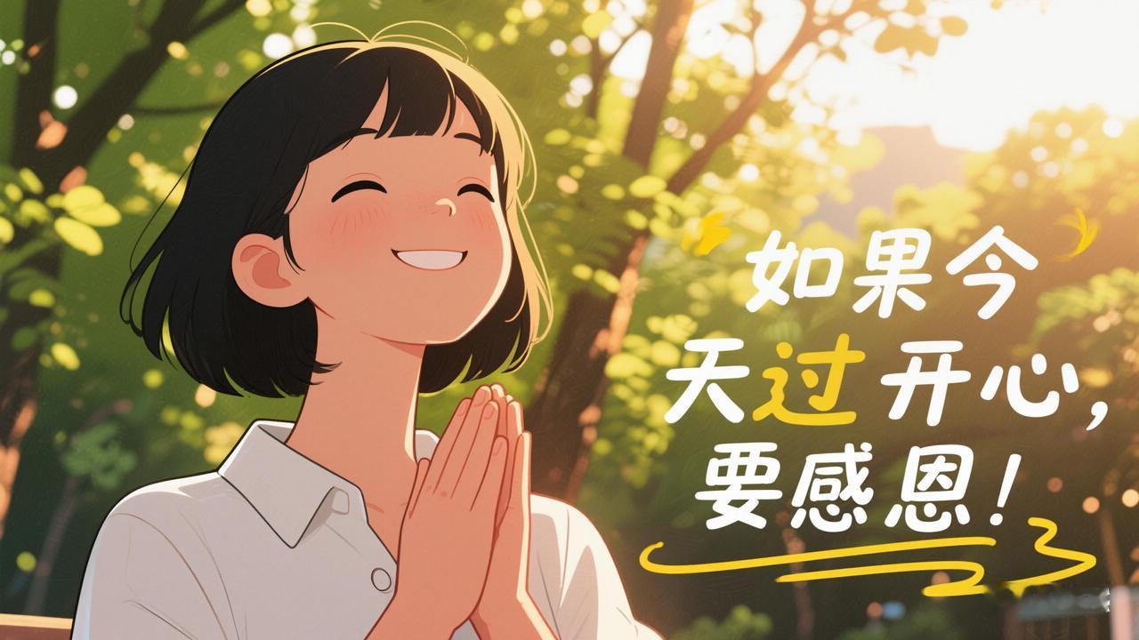 朱德庸说：
“如果今天过得很顺心，要感恩。
如果今天过得很不顺心，要放下。
该感