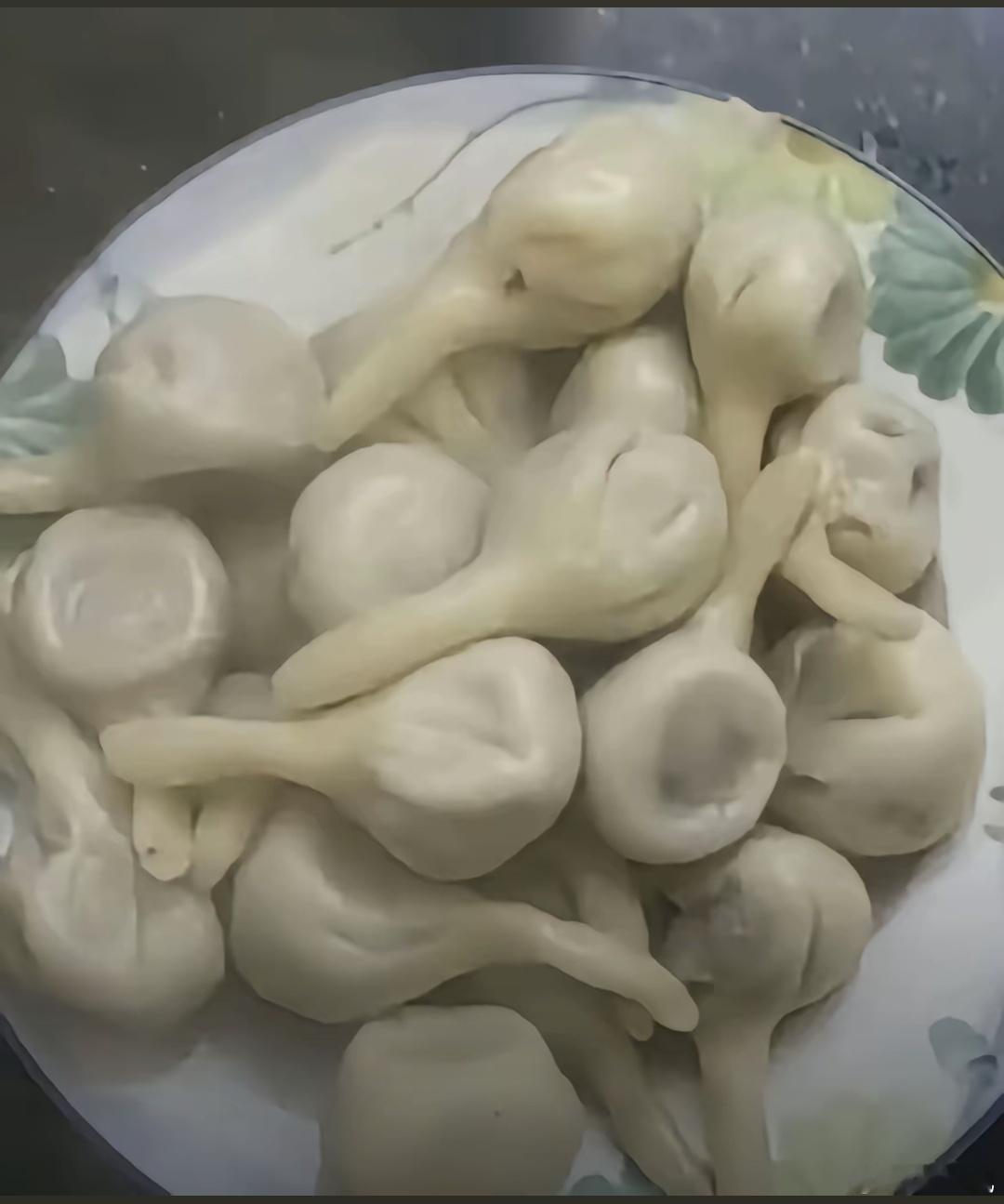 你第一次包的饺子长啥样？ ​​​