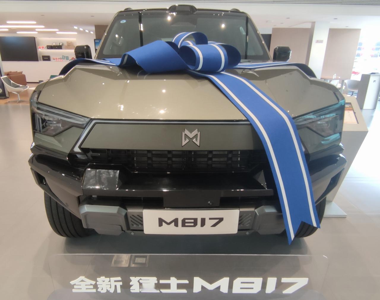 豪华智能硬派SUV《猛士M817》
  全新猛士M817震撼上市，定位豪华军工越