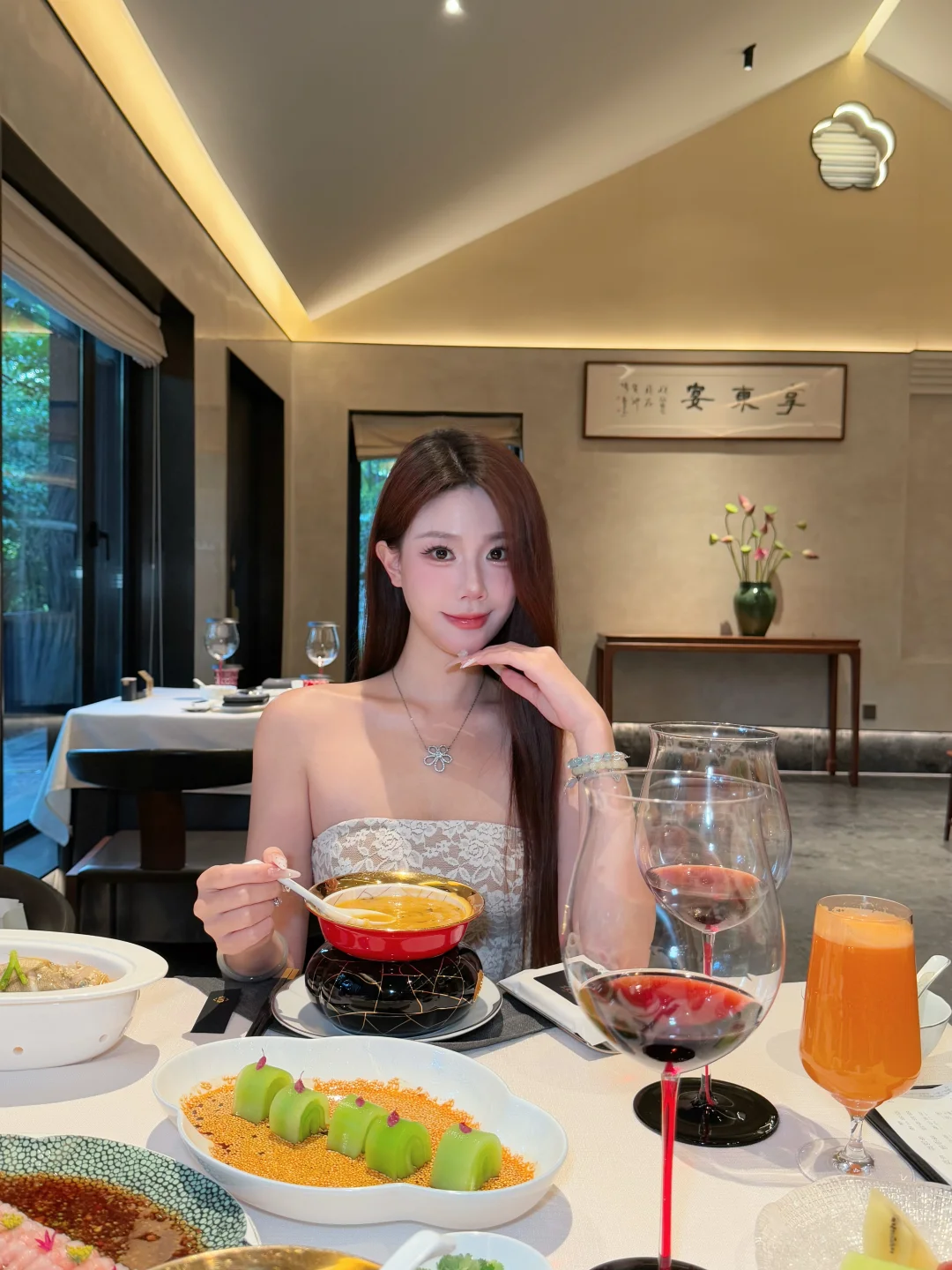 浪漫是和喜欢的人一起吃饭🥂🫧