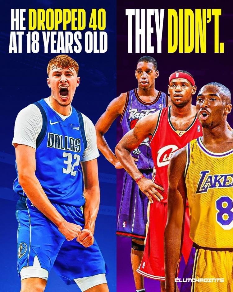 18岁砍42分！强如詹科麦18岁时都未曾做到过！弗拉格（18岁360天）也成为唯