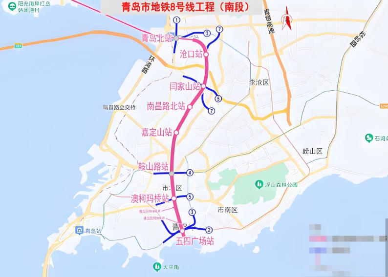博主家里有一份报纸，是2016年刊登，当时对青岛地铁的远景规划，时间掌握的比较精