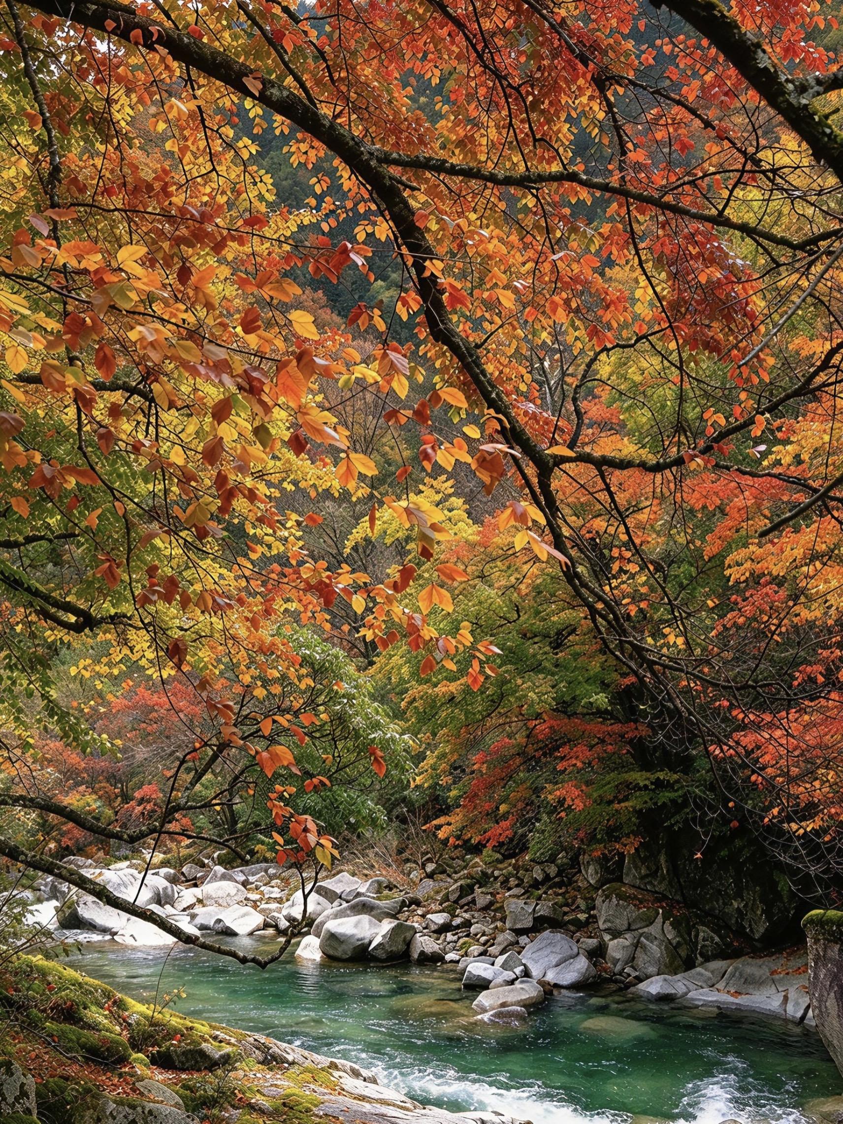 西安出发5天赏秋🍁光雾山红叶直接封神！终于奔赴光雾山的秋日童话🍂 ...