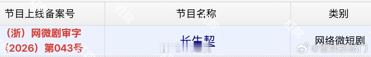 方逸伦、谢可寅、姚弛《长生契》过审下证20集 