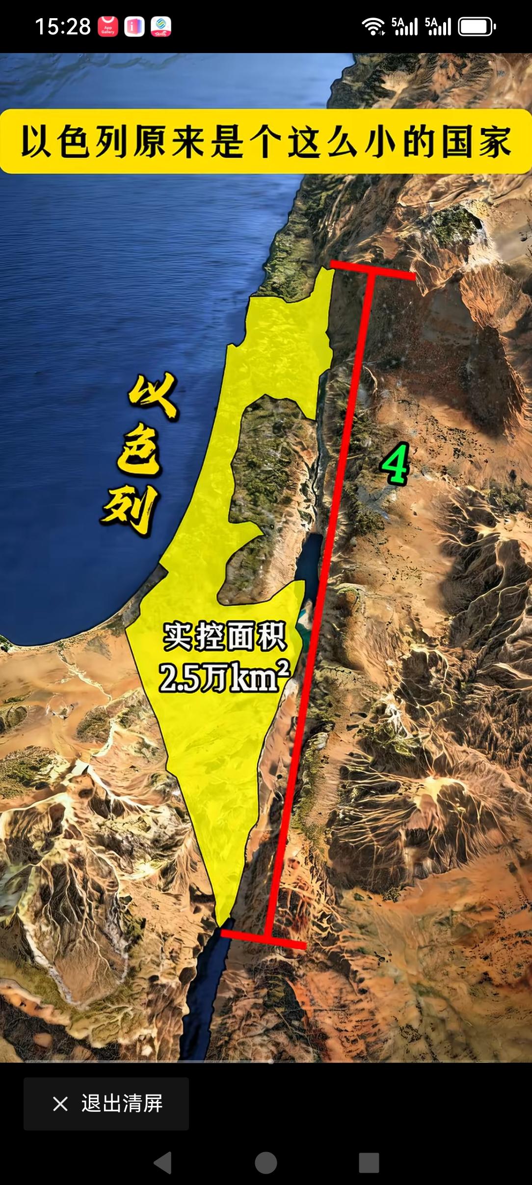 以色列这么小的国家，相当于咱们哪个省的地方那么大？
但它感觉在世界上真的是横着走