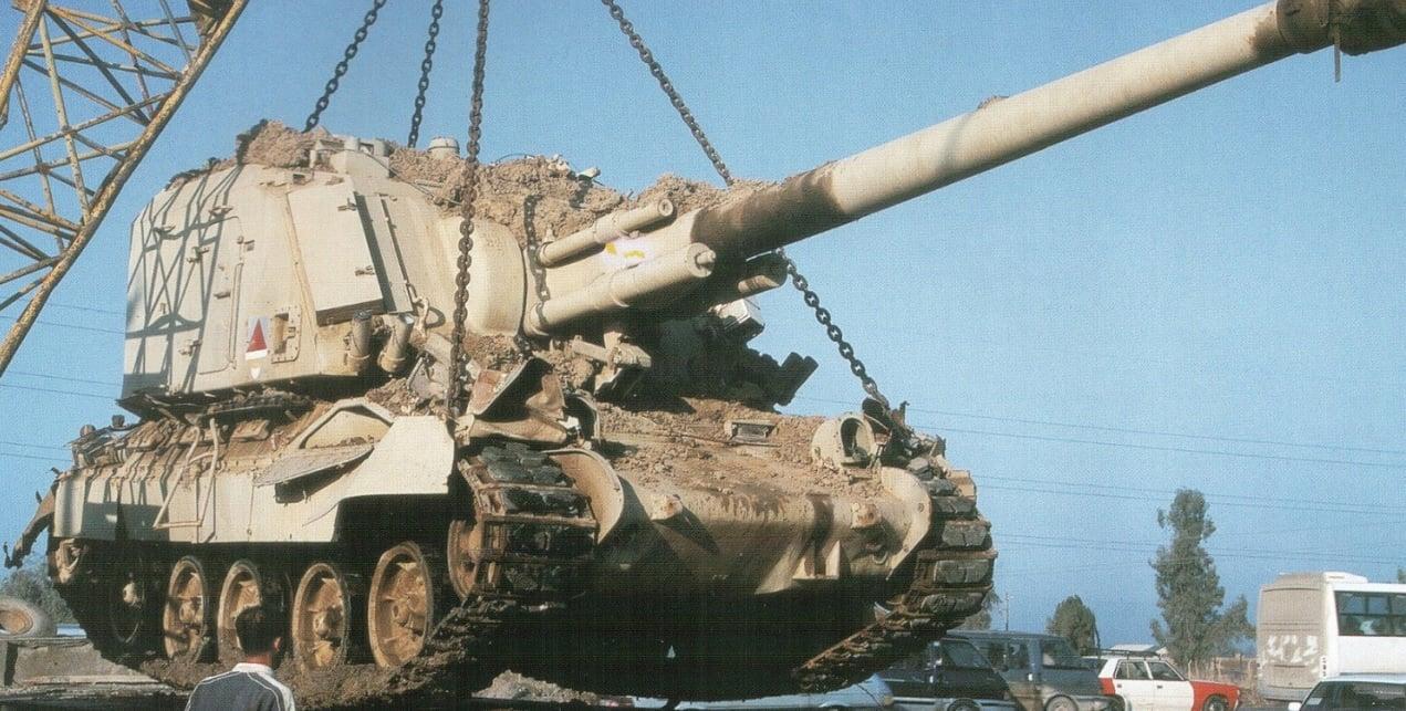 2003年4月，在伊拉克尼尼微省摩苏尔回收的伊拉克共和卫队第一汉谟拉比装甲师的A