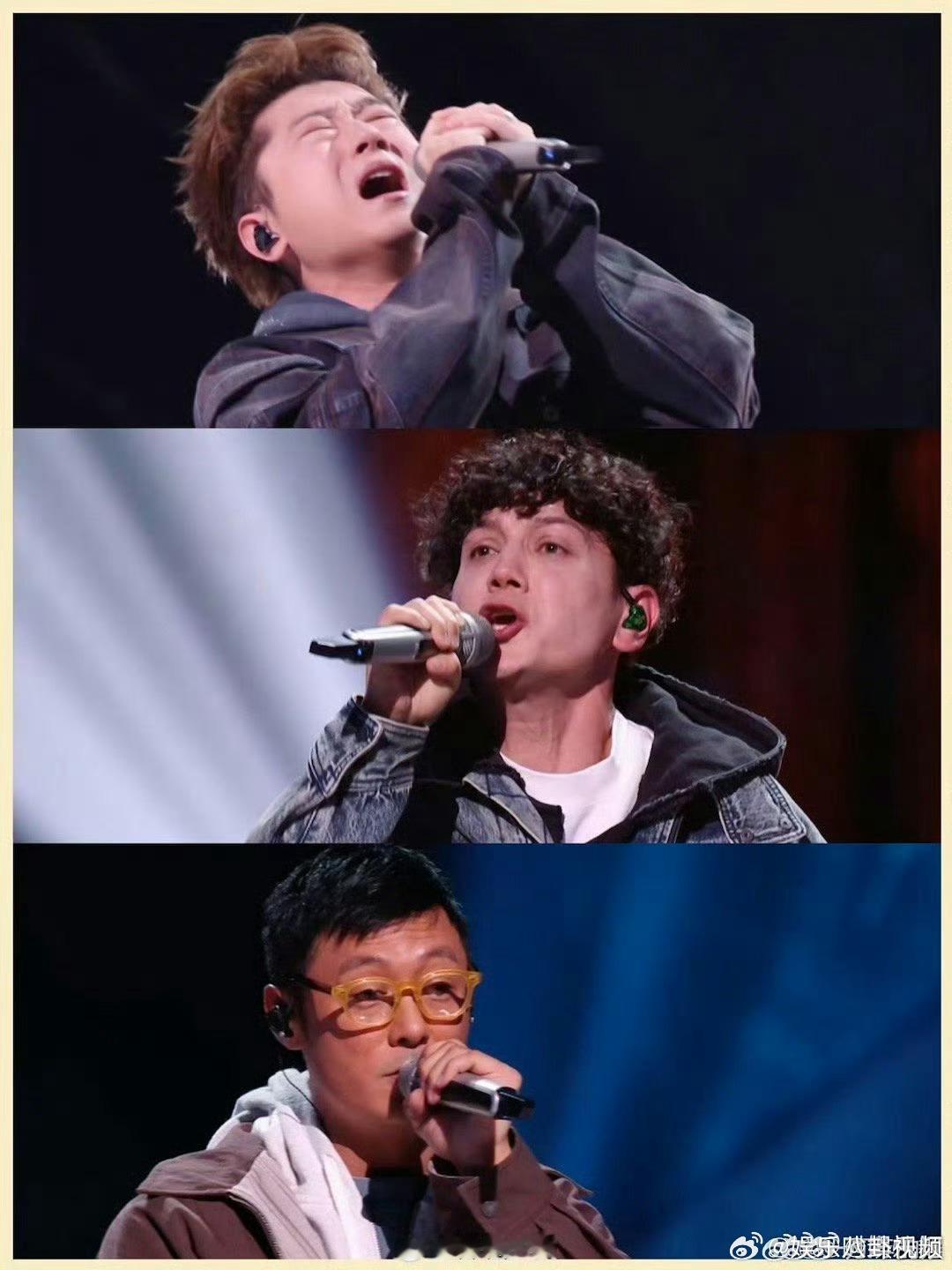 全开麦考验之下依旧从容，艾热完美诠释《哀人》，稳定发挥，尽显多年音乐积淀。艾热哀