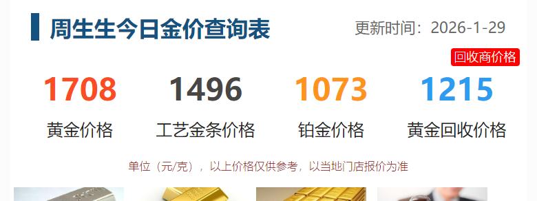 这几天黄金价格持续上调，
一天的上调幅度都超过原来一个月的。

这不，今天黄金饰