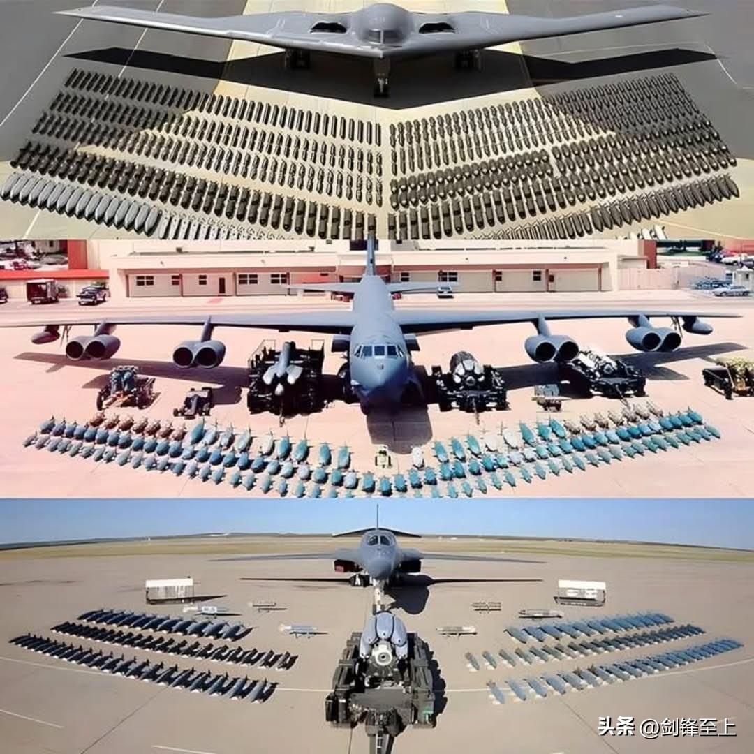 兄弟们，美国人这次真的急了！
根据知情人士的消息，美国已经动用了现役B2、B1、