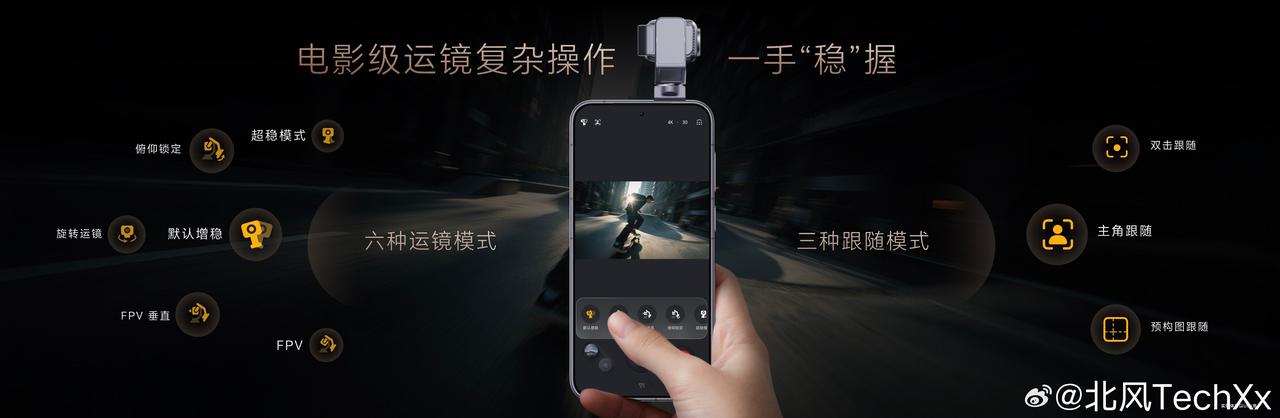 Phone搭载和ARRI联合调校的2亿灵巧云台主摄，硬件底子直接拉满。
 
1/