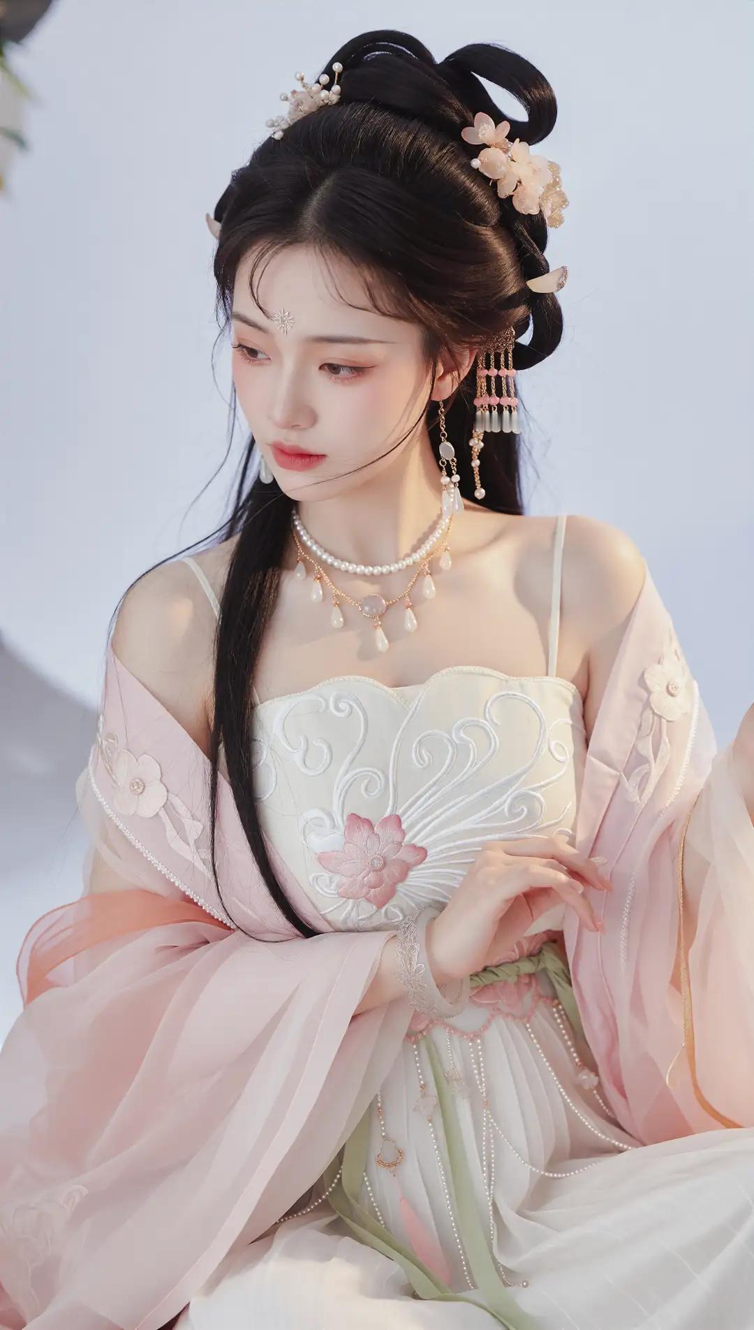 晒图笔记大赛一组汉服女神穿搭