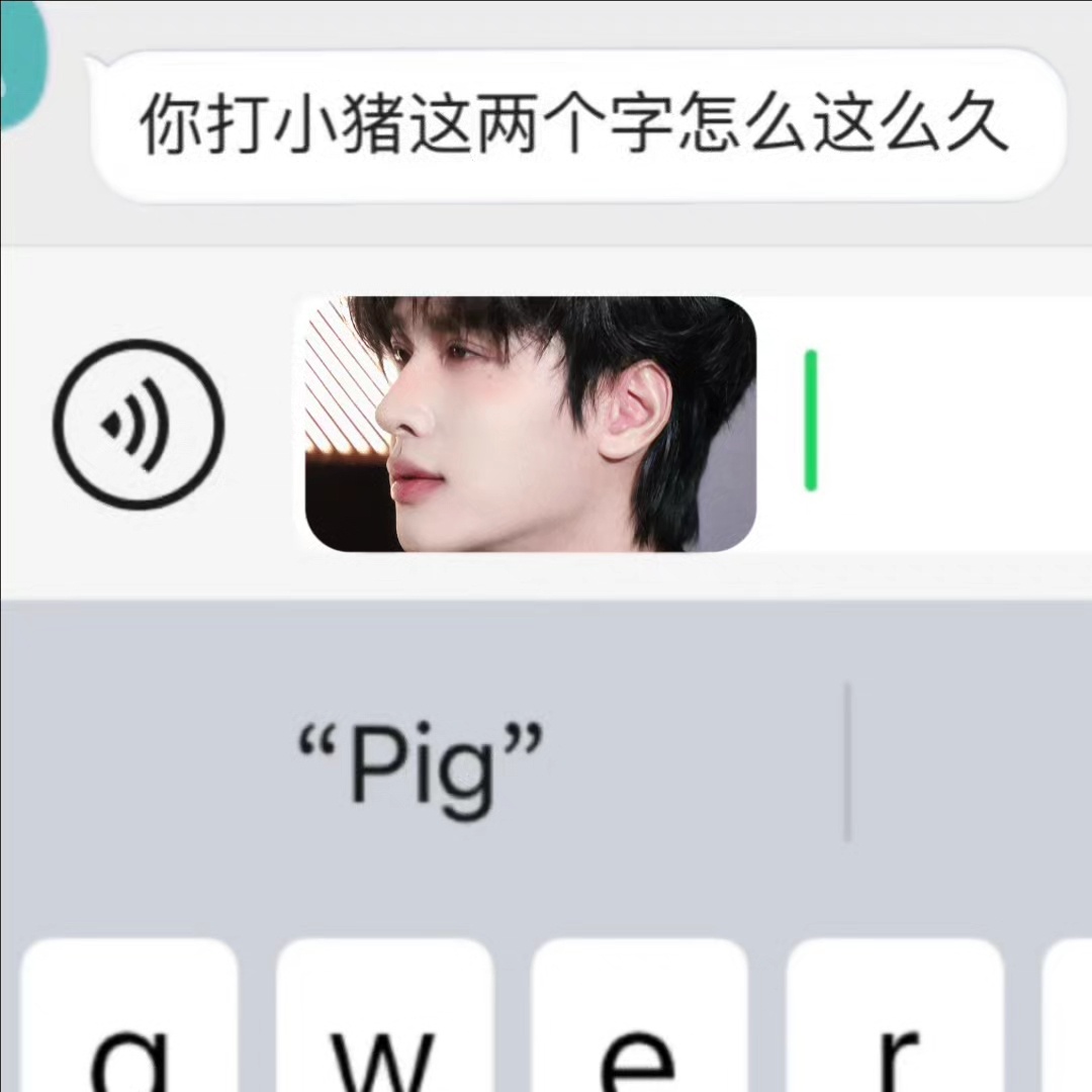 你打小猪这两个字怎么那么久˃ ˄ ˂̥̥ 
