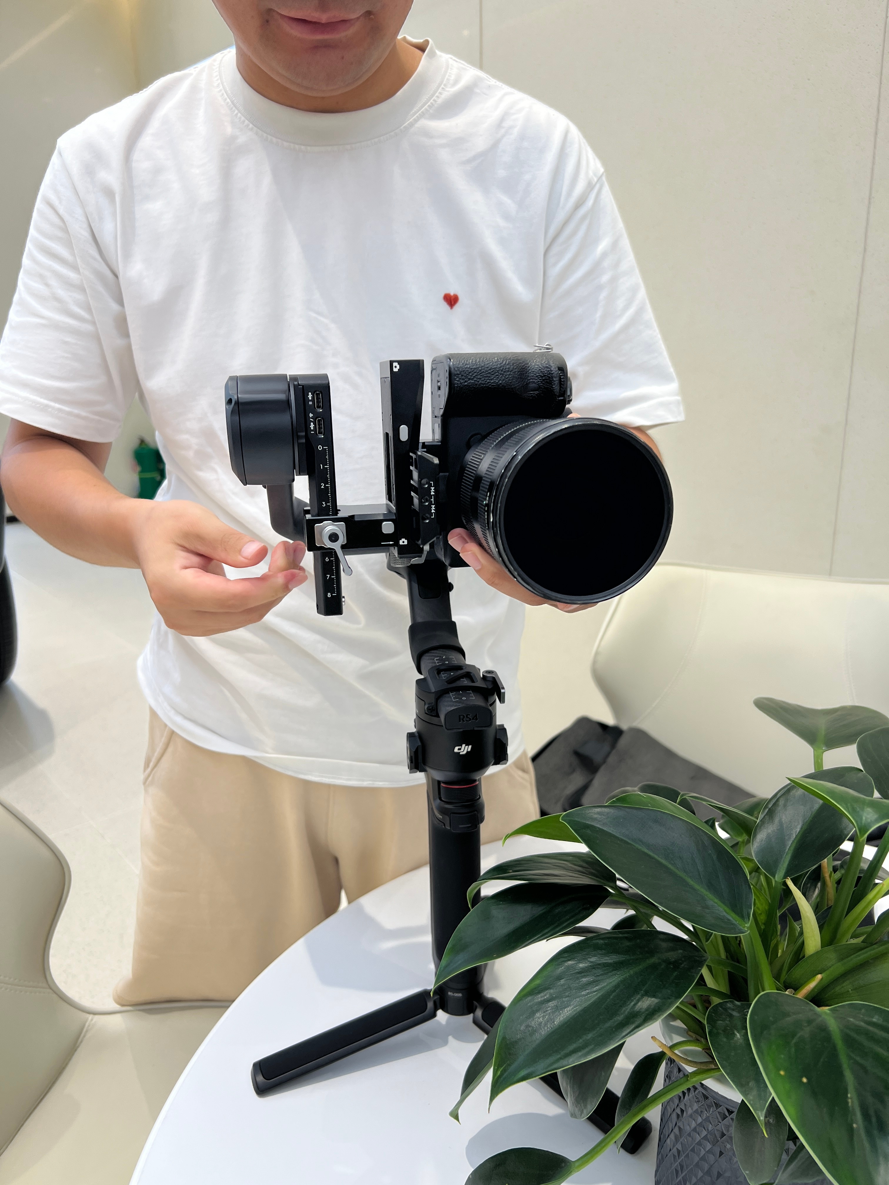 视频拍的一般般，一年废一套平衡杆。#大疆rs4pro# ​​​
