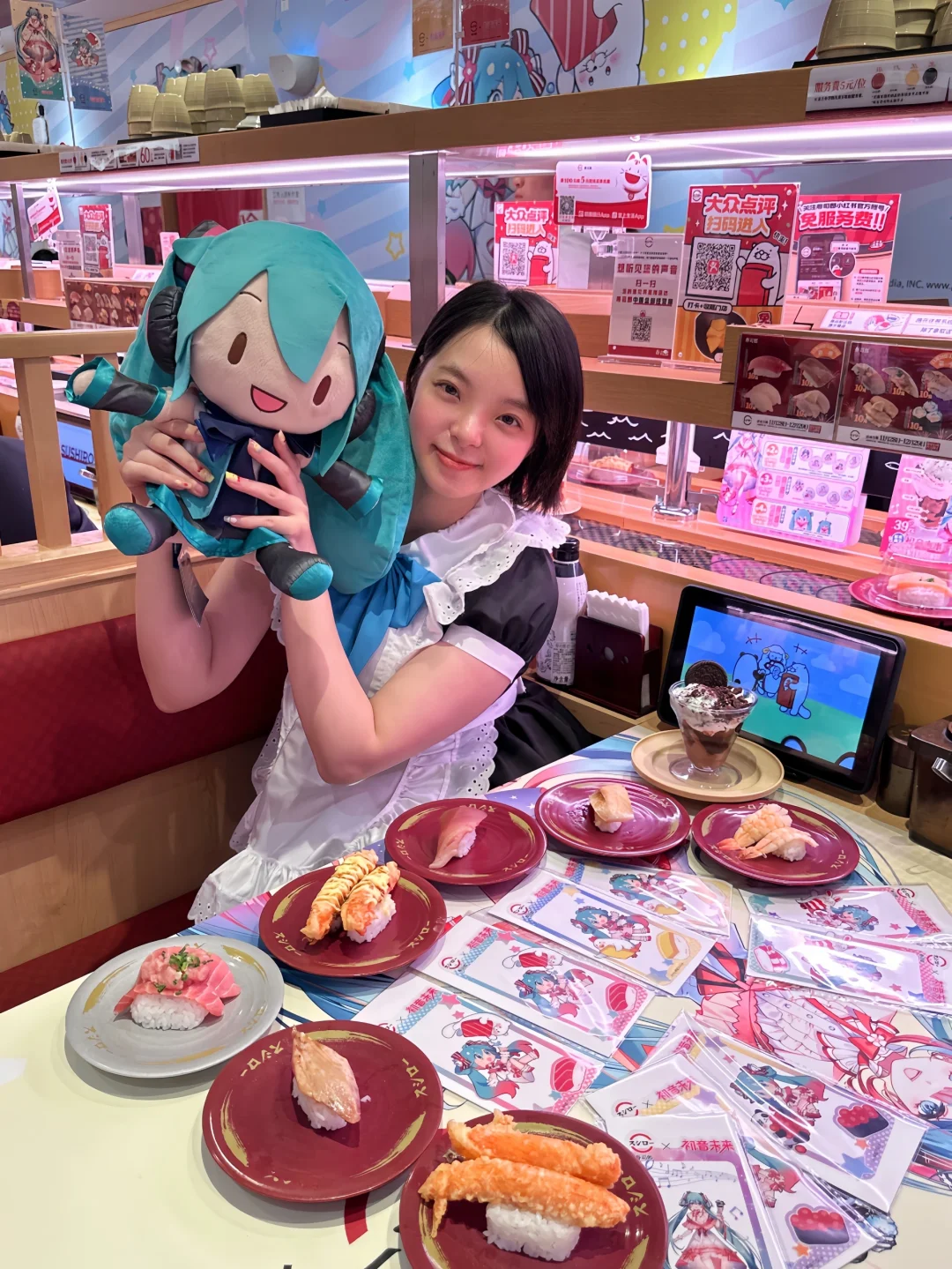 ୧⍤⃝初音未来梦幻主题店啊！！喜欢！！！😍
