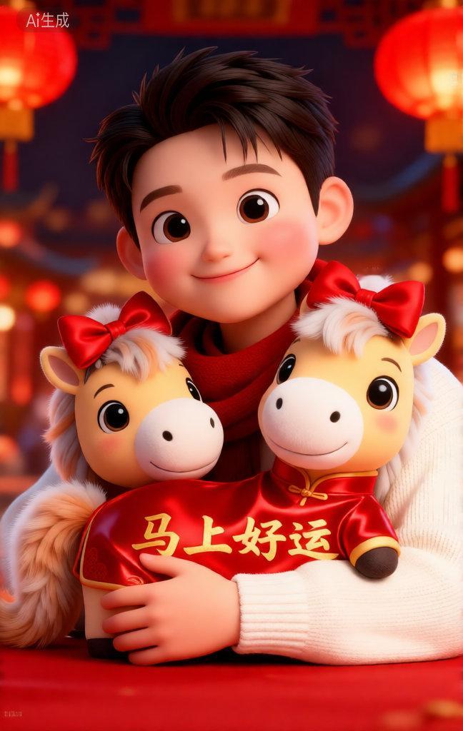 AI的拜年图 樊振东给你拜年啦“马上有梗”气氛拉满体育拜大年寒假不打烊/全民聊冬