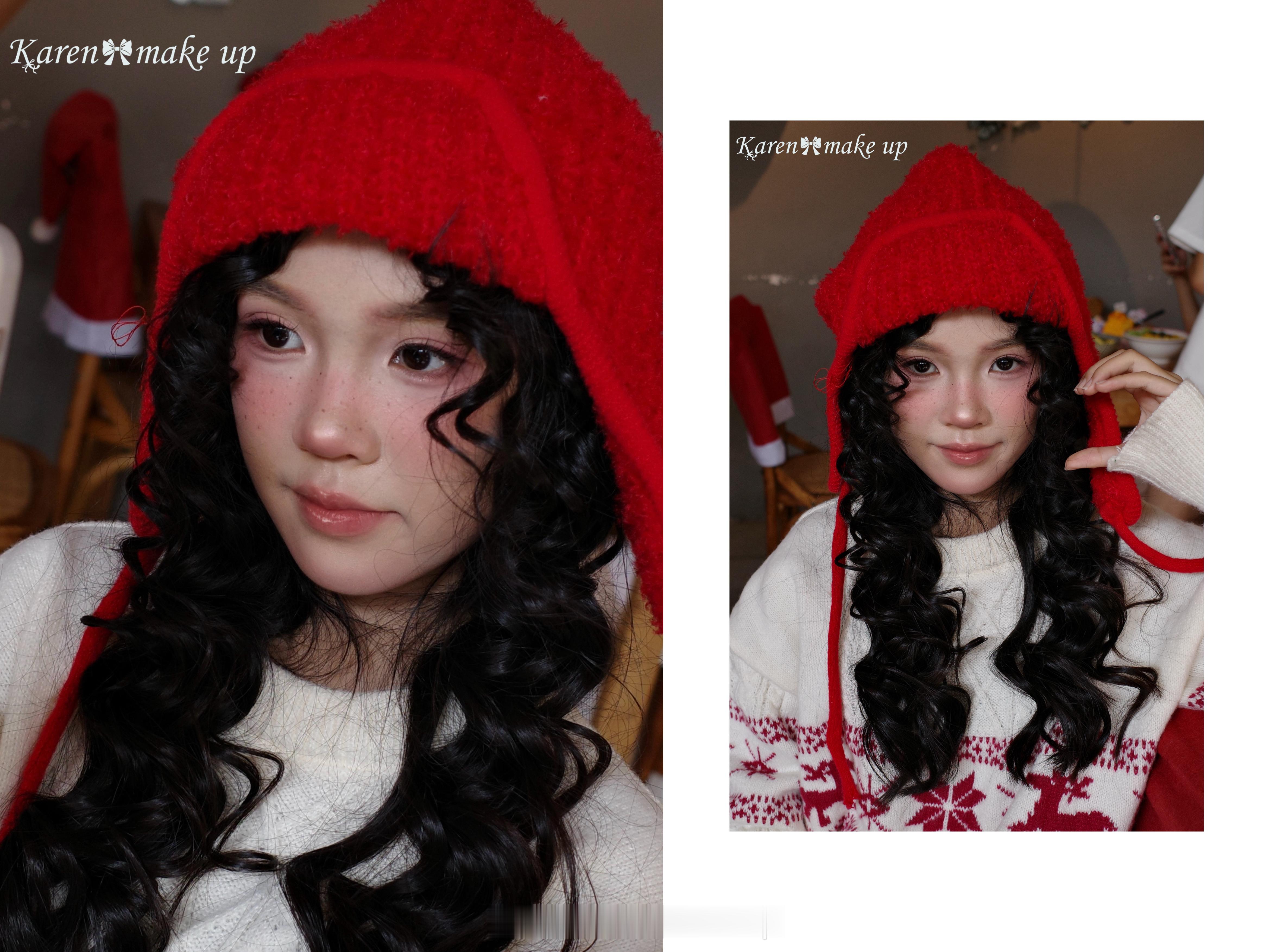 圣诞写真妆容花絮💐 