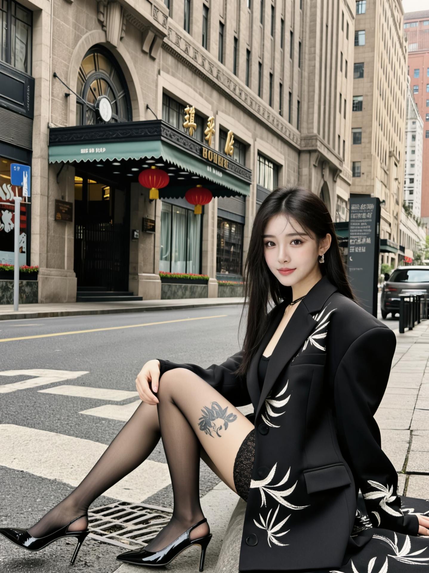 AI都市氛围感写真  原来ai写真可以这么美  谁拍谁好看 美出高级感