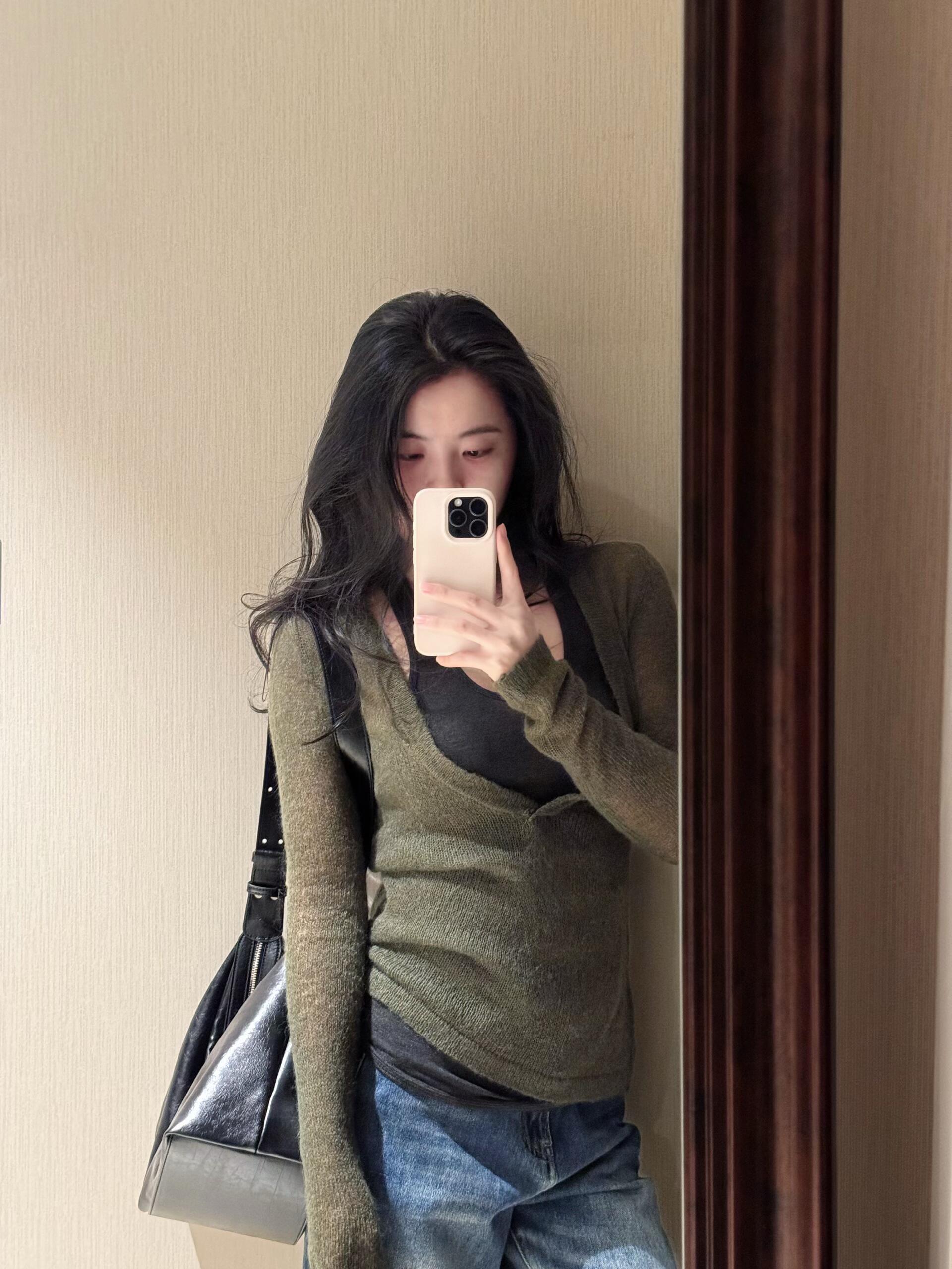 开始穿漂亮针织～