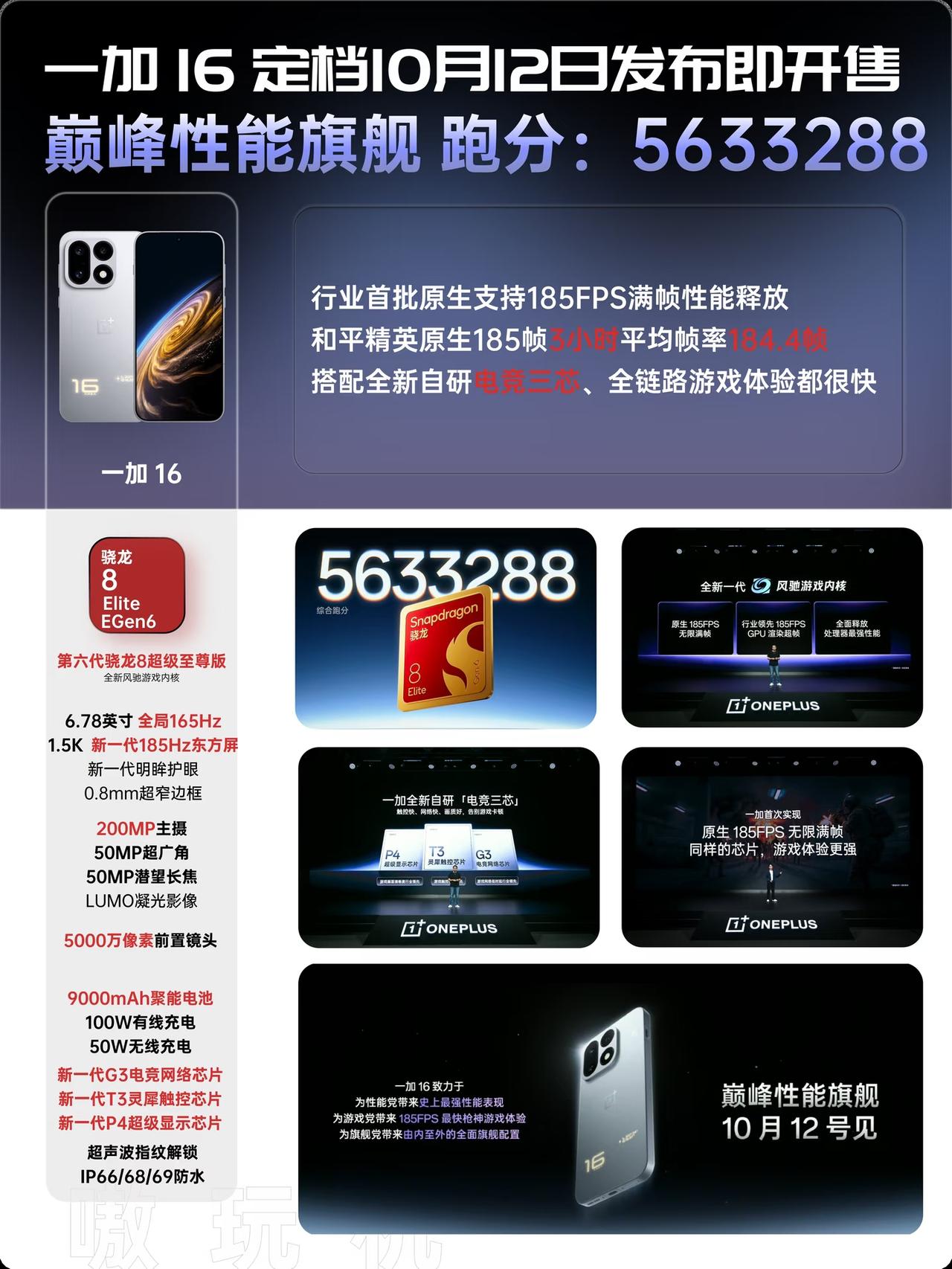 一加16这配置真的让我狠狠心动了

一加16终于定档10月12日晚19:00发布